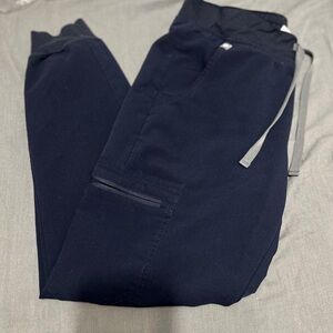 Figs size small joggers navy blue